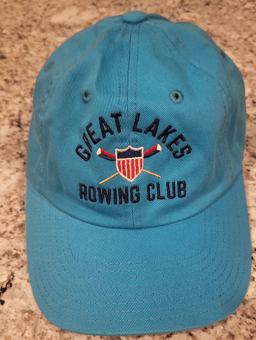 American Needle Teal Blue Great Lakes Rowing Club Baseball Cap